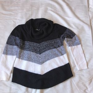 Cowl-neck sweater